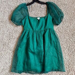 Le Lis puff sleeve mini dress